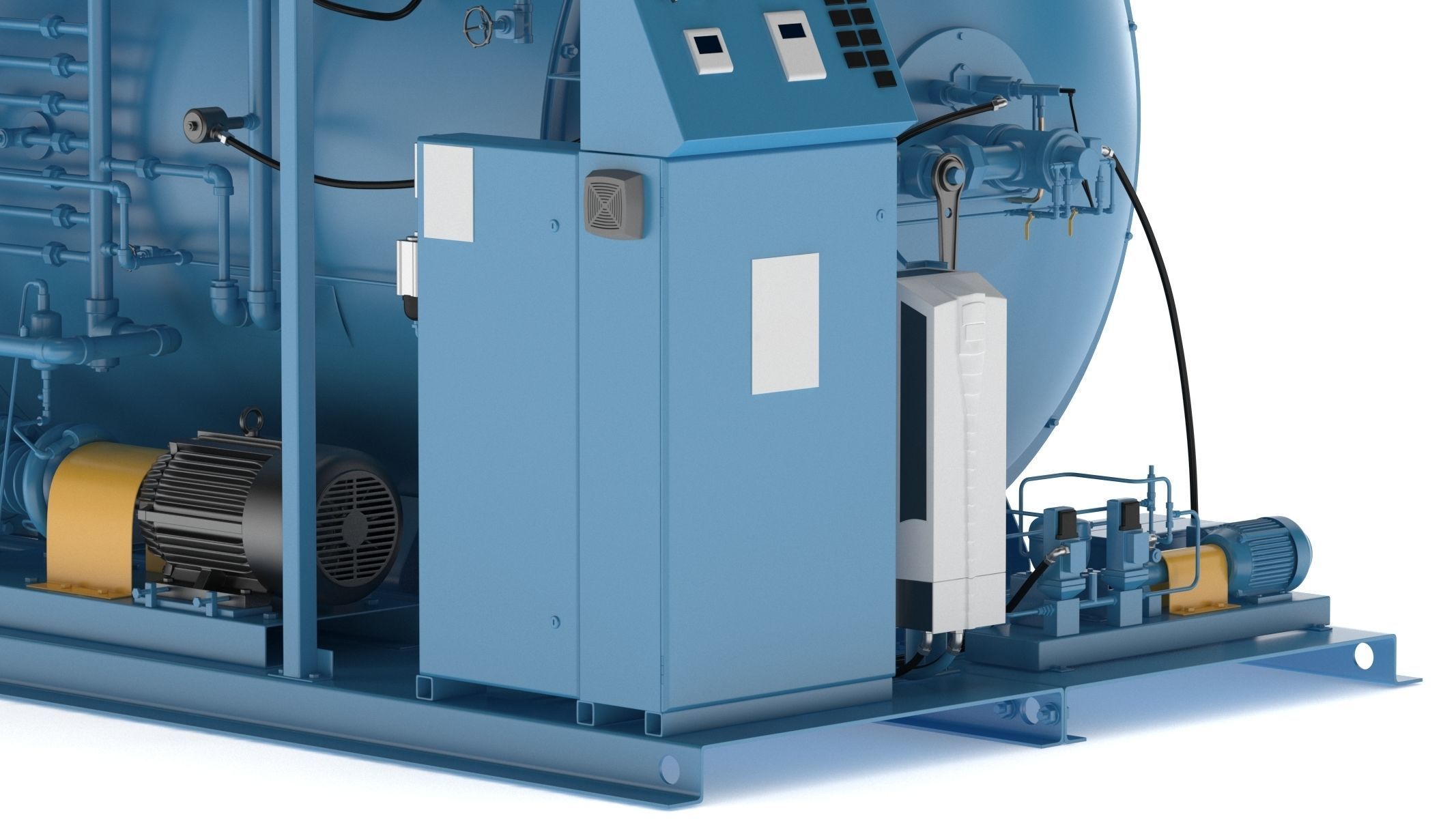 Steam Boiler 3D model_19
