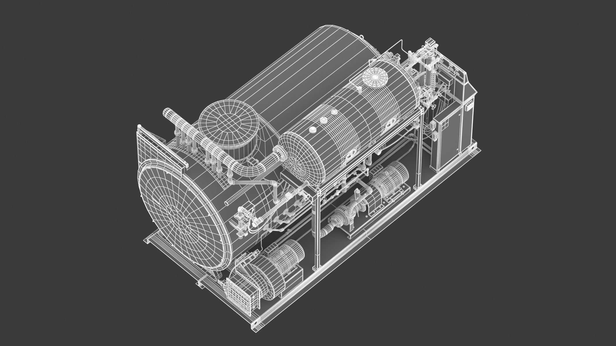 Steam Boiler 3D model_28