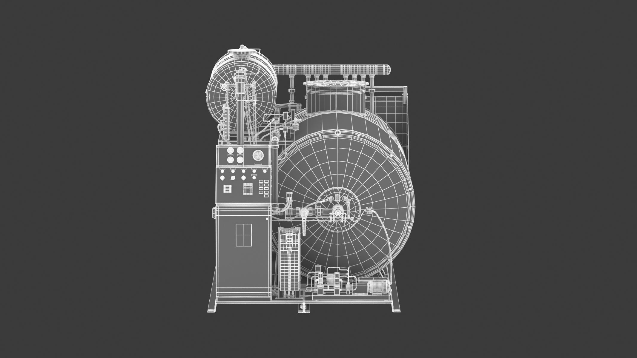 Steam Boiler 3D model_26