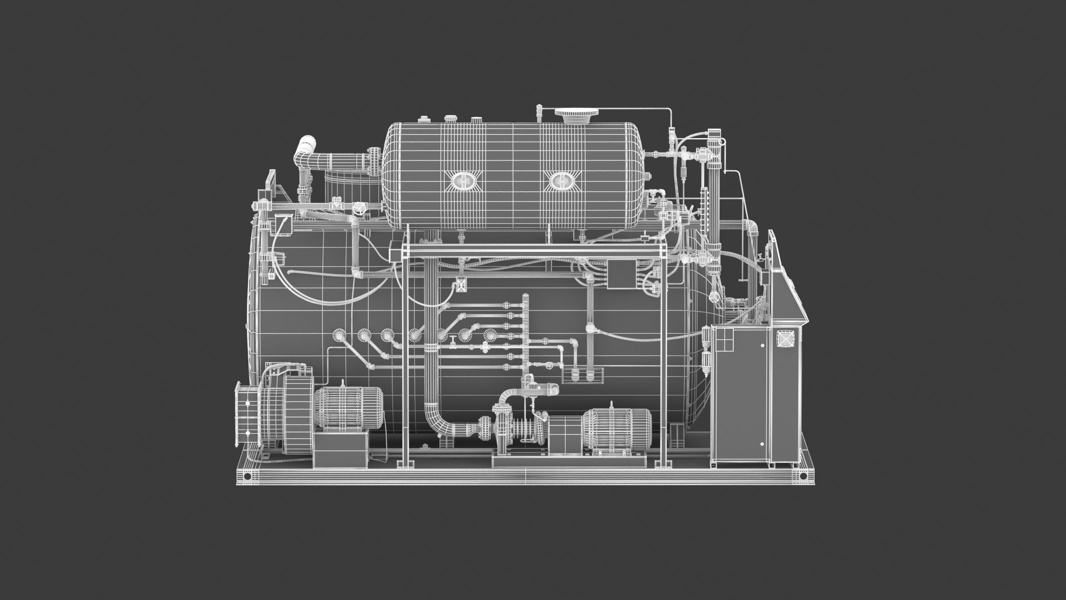 Steam Boiler 3D model_20