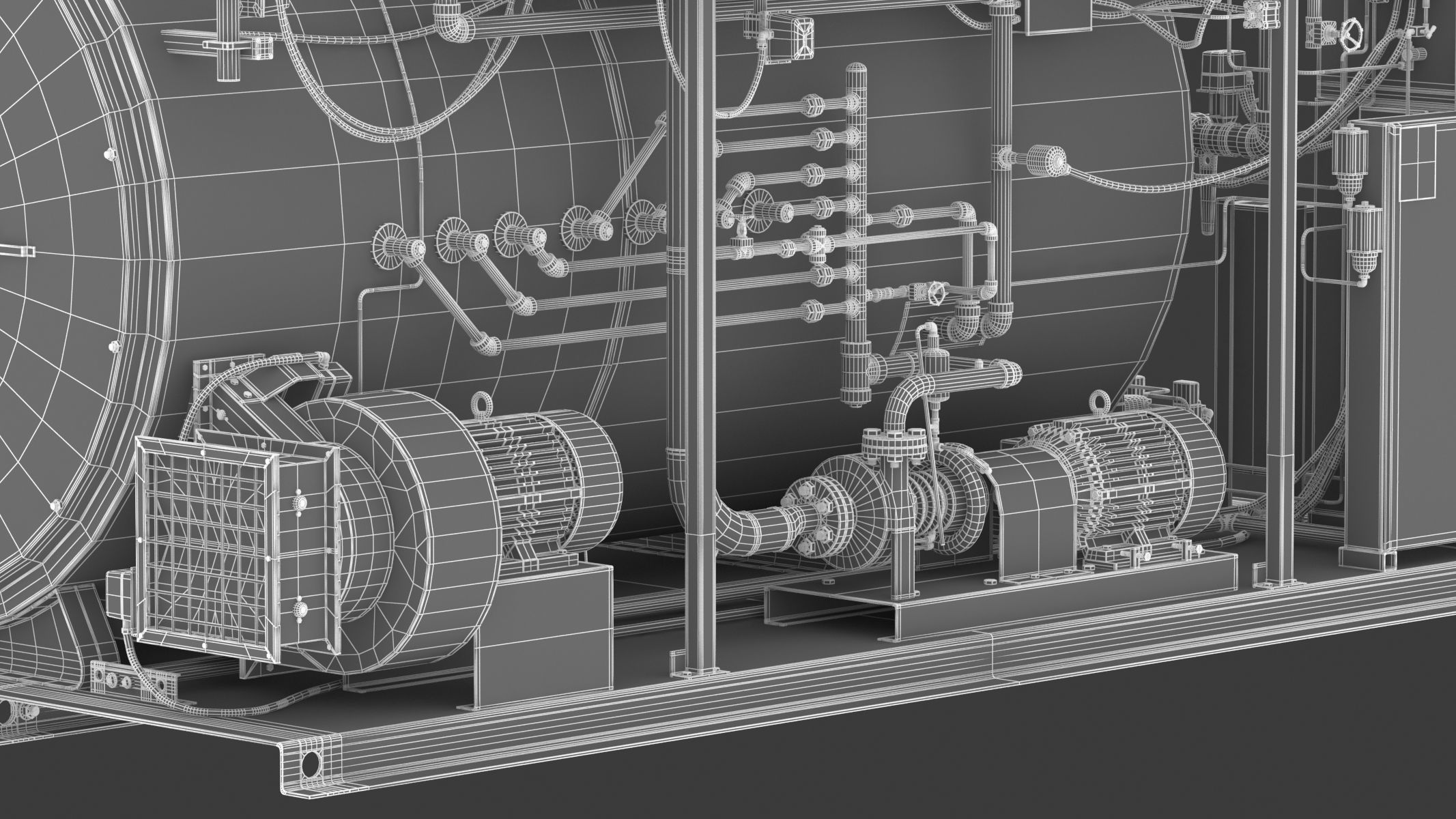 Steam Boiler 3D model_31
