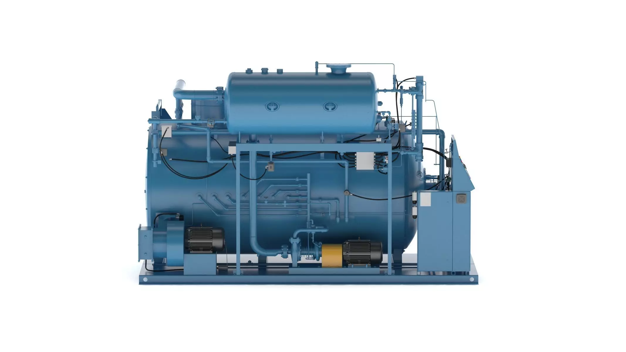 Steam Boiler 3D model_0