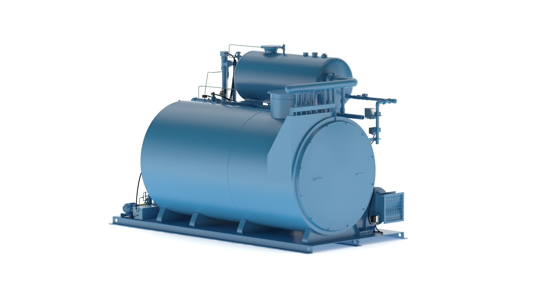 Steam Boiler 3D model_3