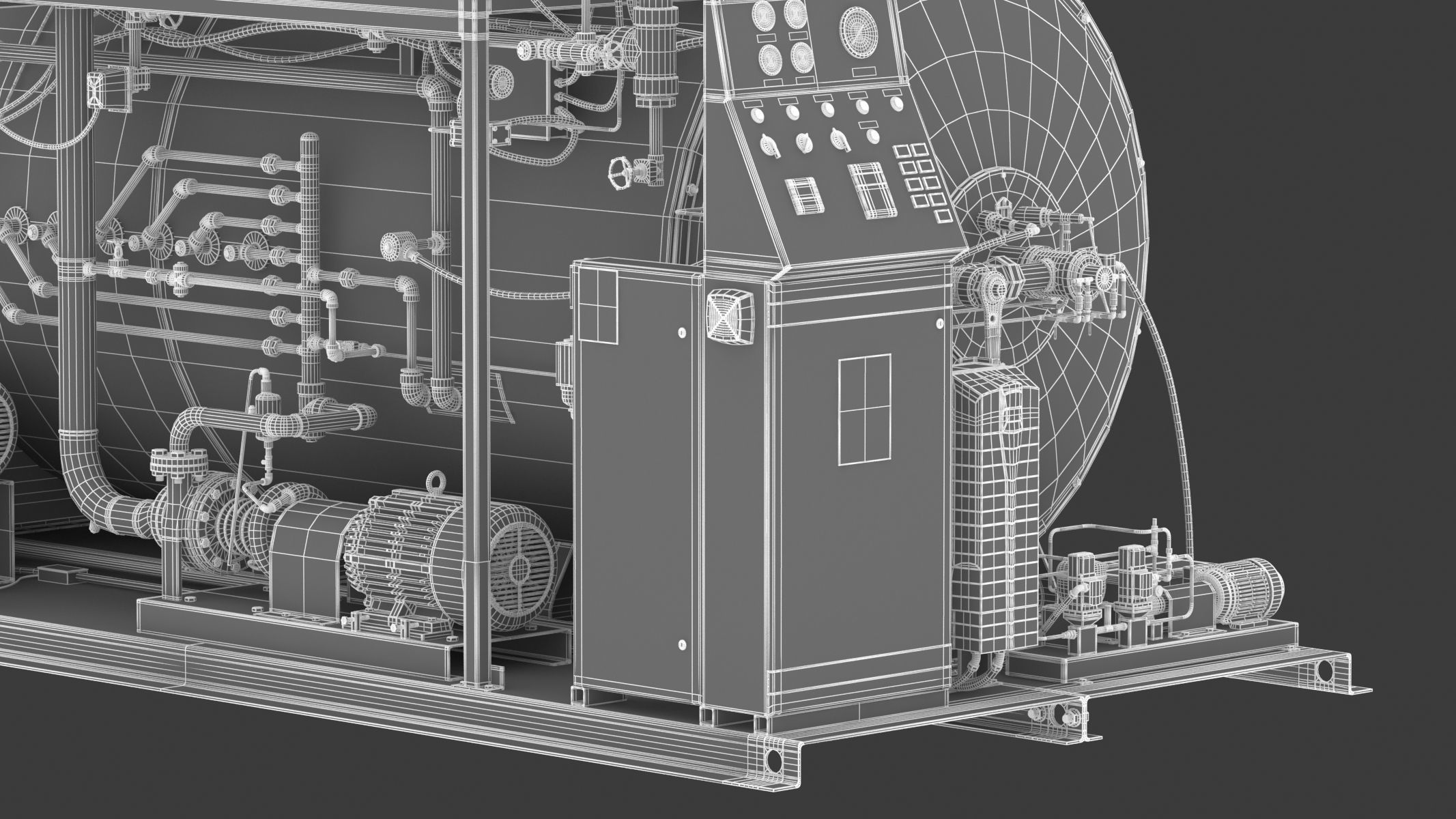 Steam Boiler 3D model_39