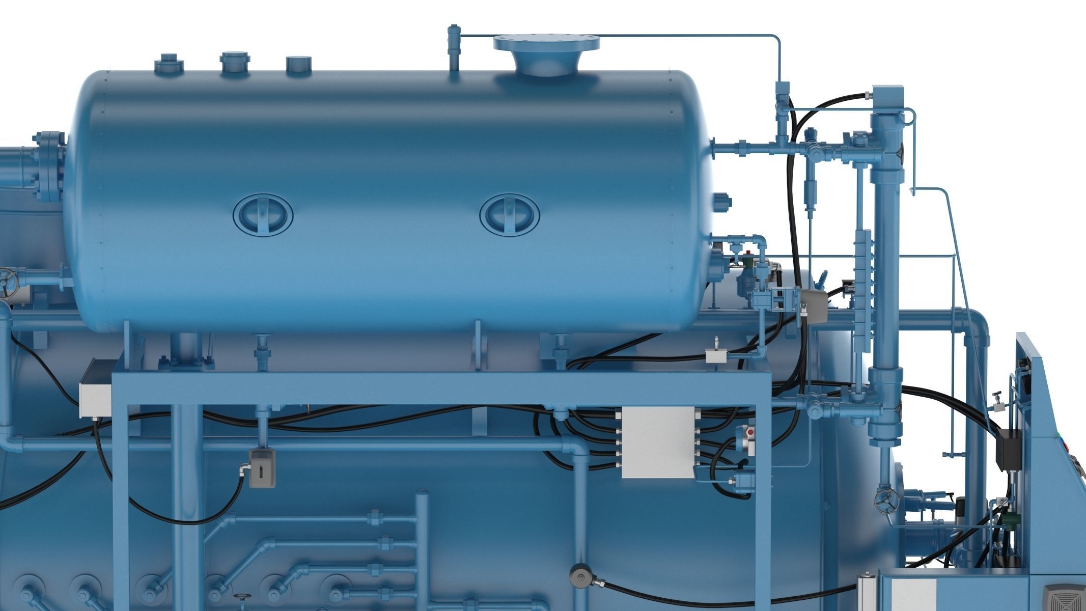Steam Boiler 3D model_10