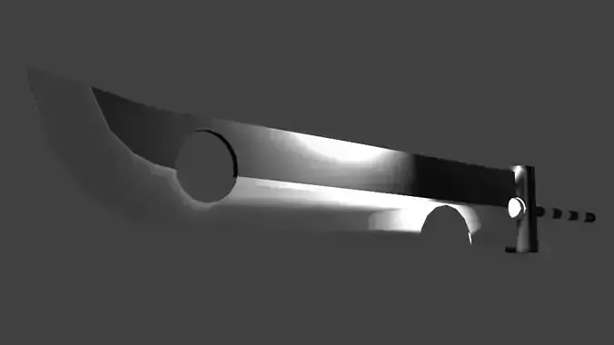 Zabuza sword 3D Model