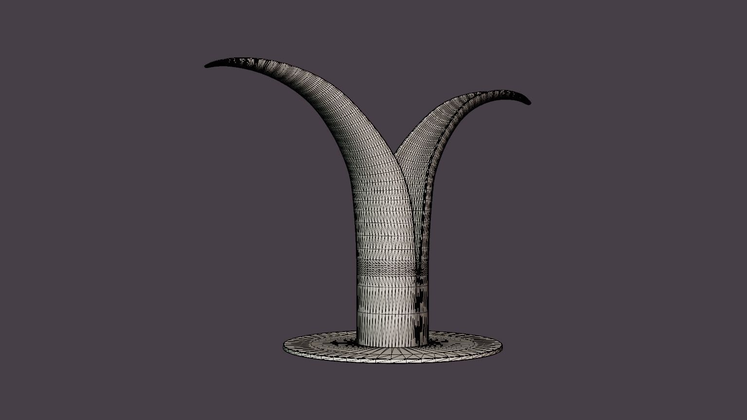 Liljan Candlestick - Brass Low-poly 3D model_6