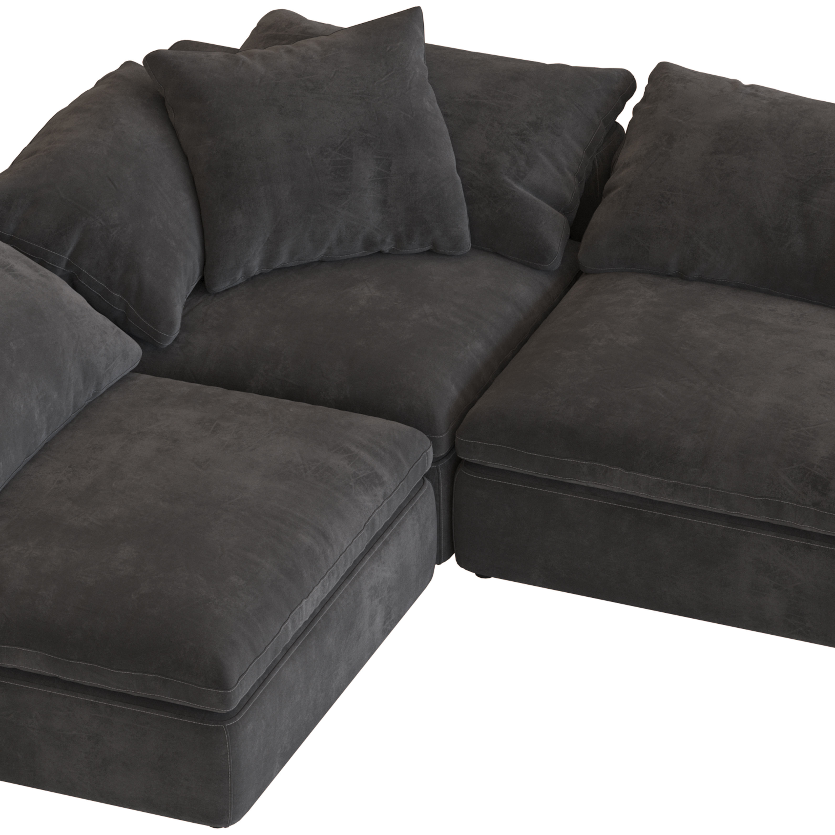 Noble Souls Realm Modular Sofa 3D model_4