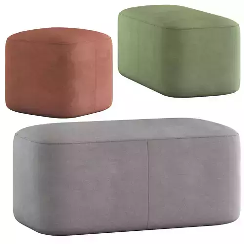 Oslo Home Alastar Round Ottomans