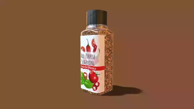 All-Purpose Seasoning Shaker - 3D Model