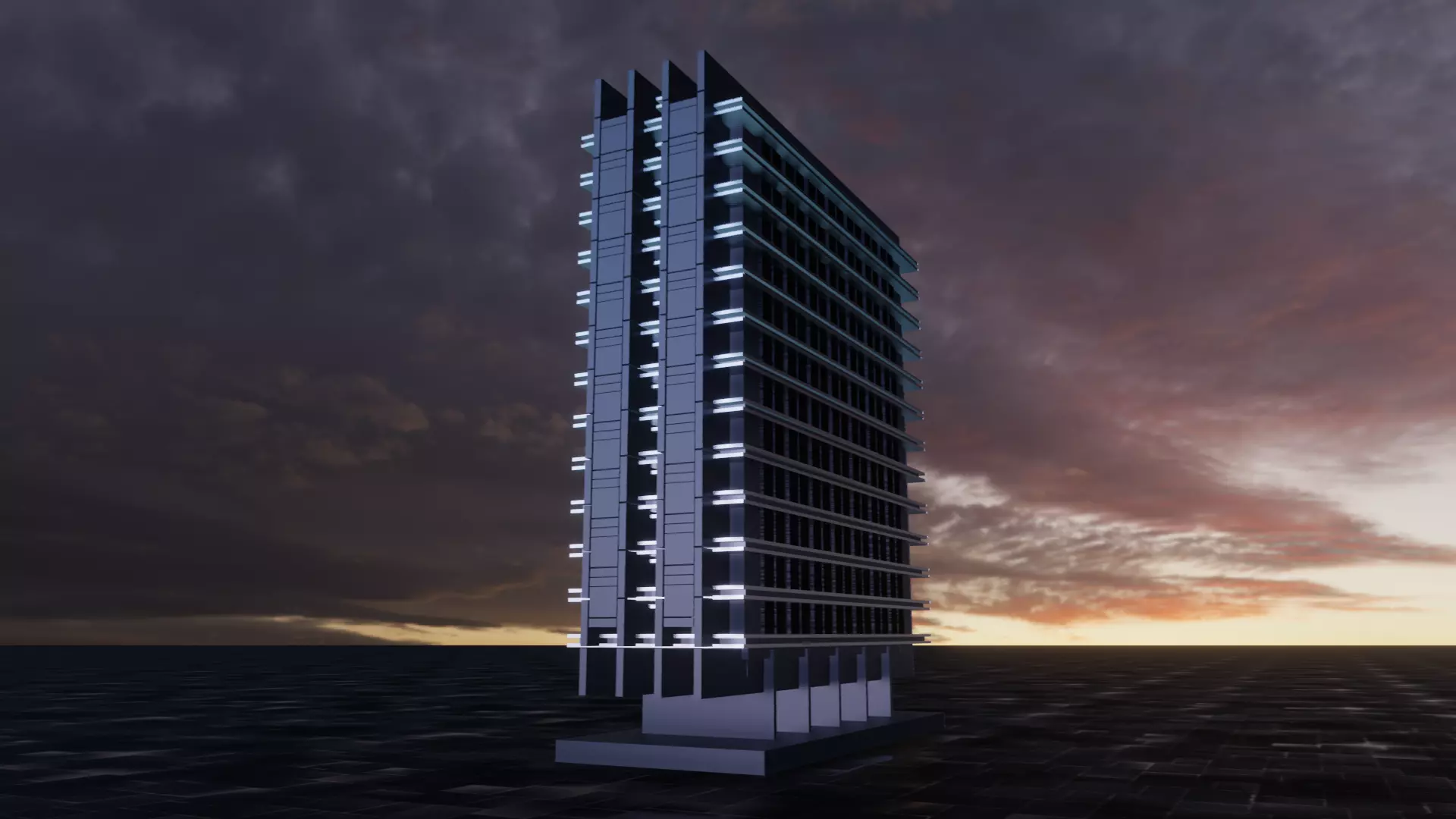 building Free 3D model