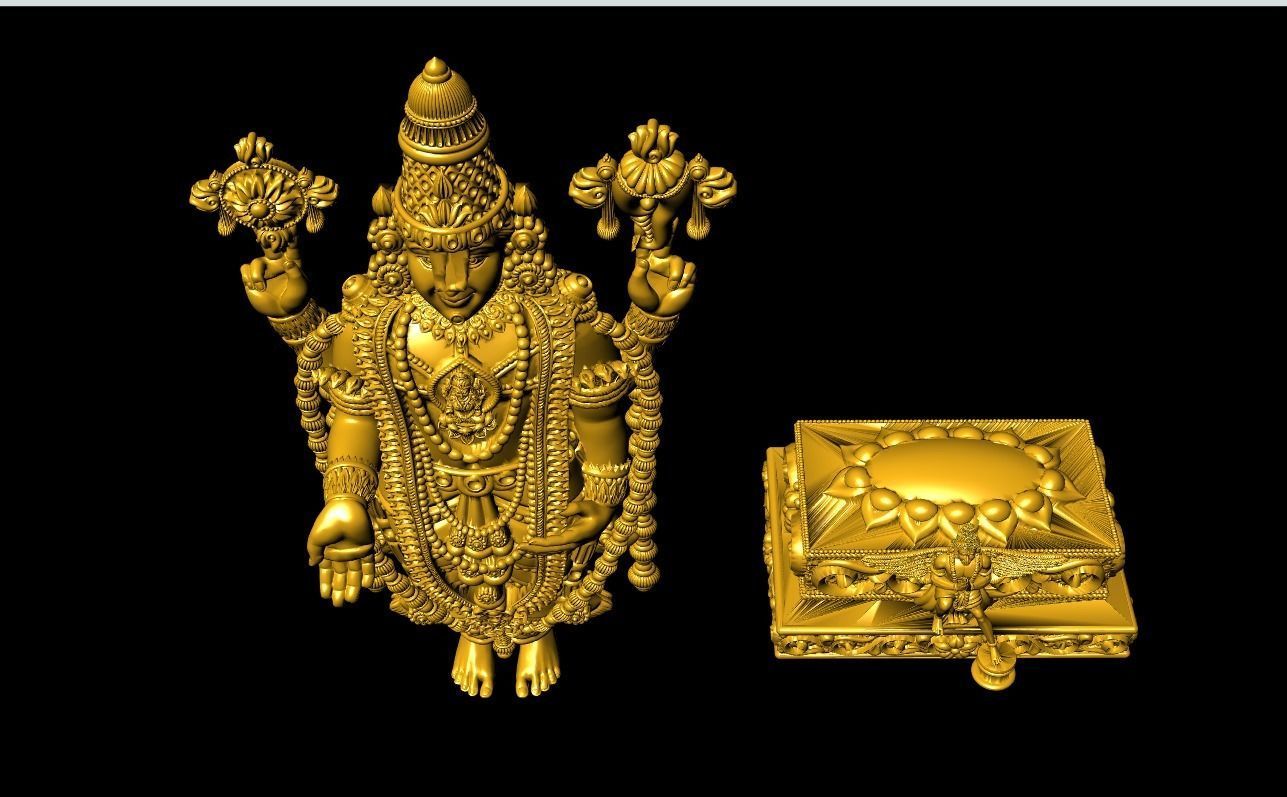 Tirupathi Balaji Artwork-32 3D print model_6