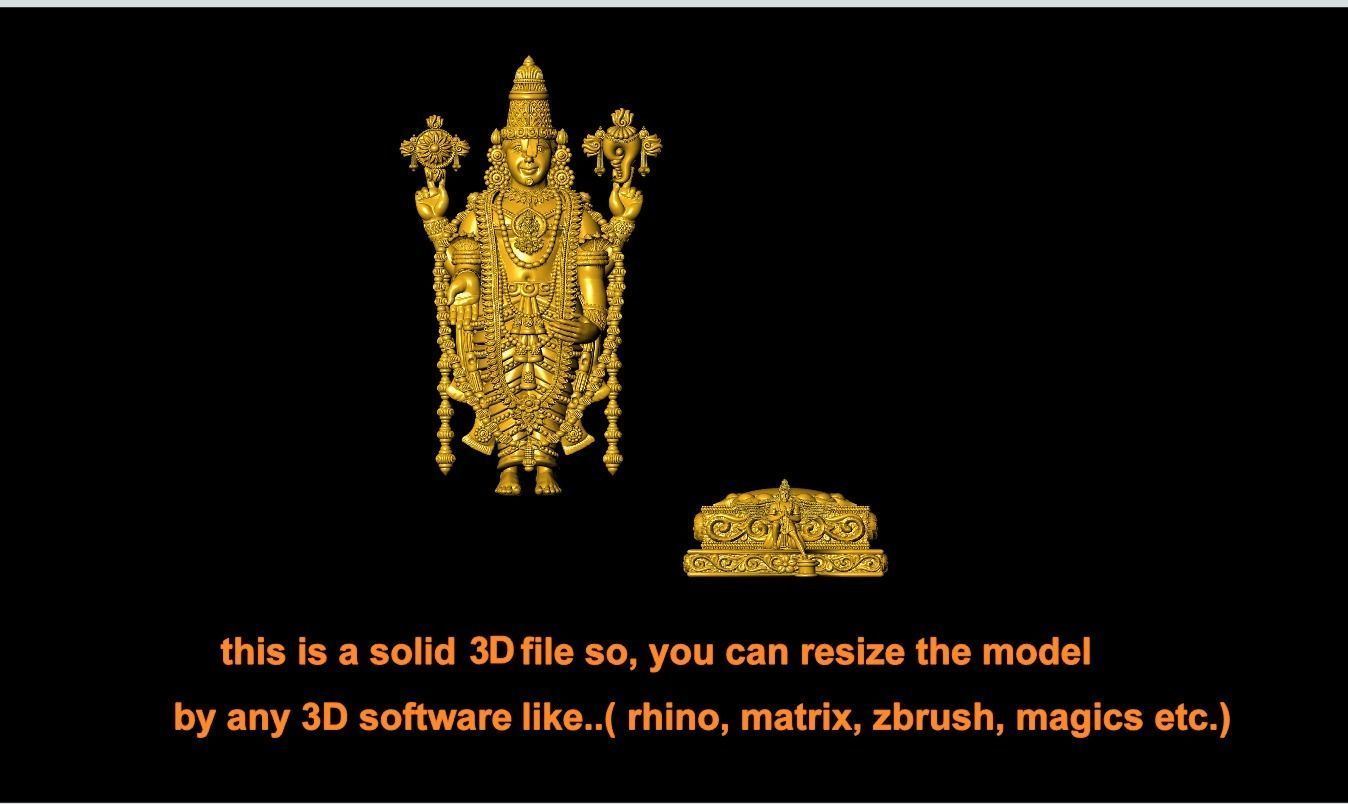 Tirupathi Balaji Artwork-32 3D print model_9