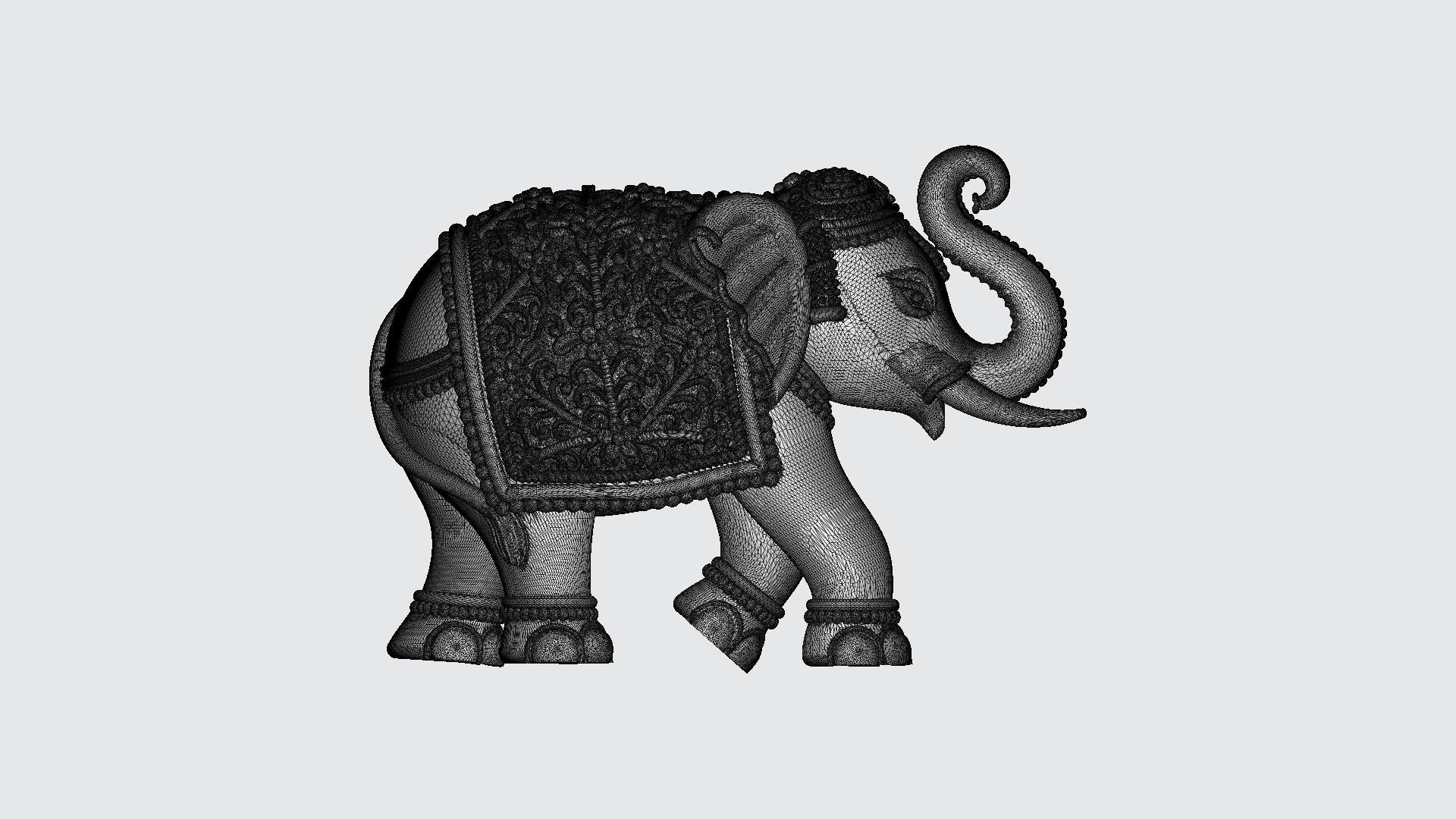 Elephant Artwork-33 3D print model_3