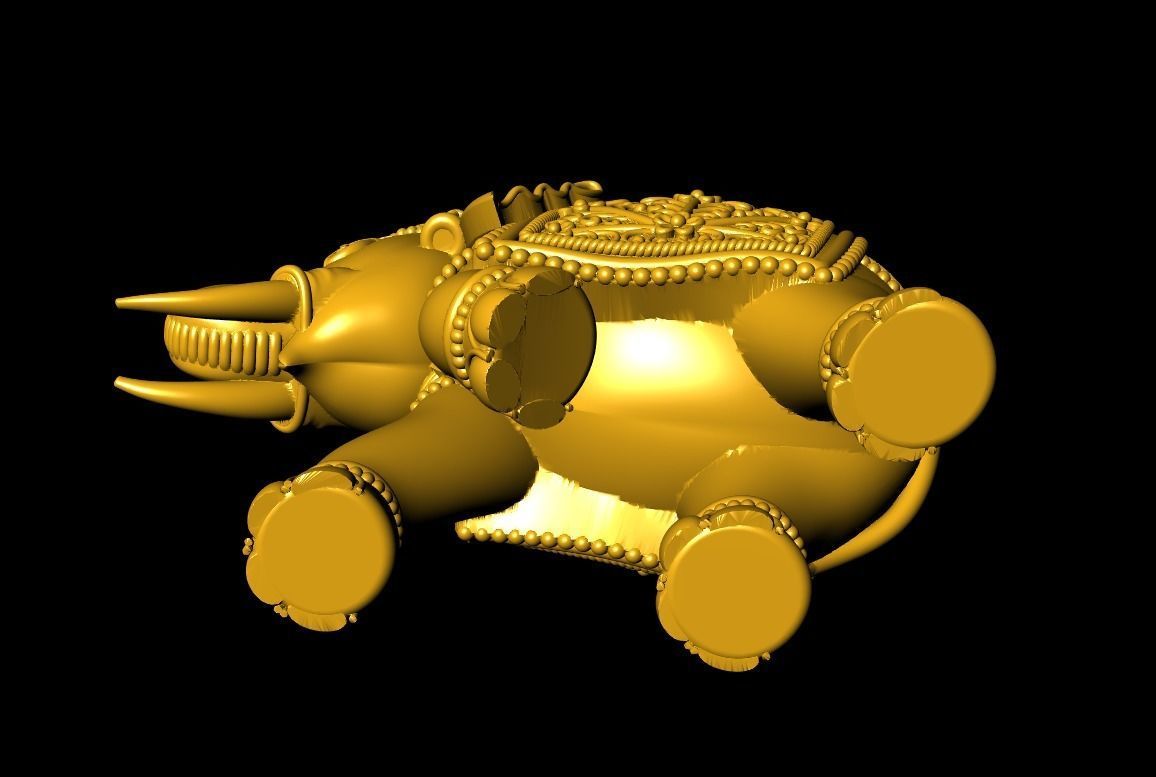 Elephant Artwork-33 3D print model_10