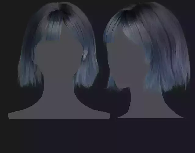 AsianGirl  Xgen hair 3D model