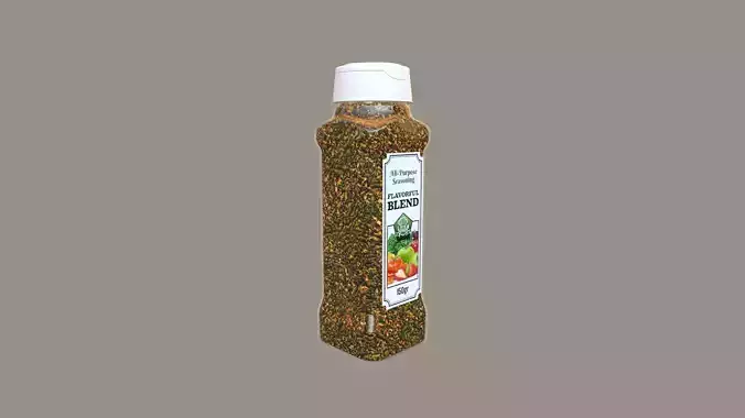 Seasons Blend Shaker - 3D Model
