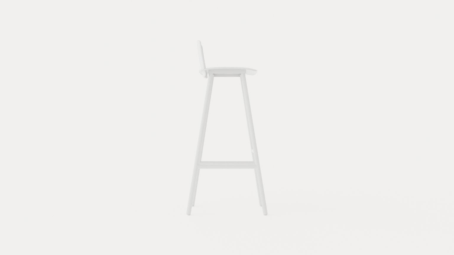 Nerd Barstool Low-poly 3D model_2