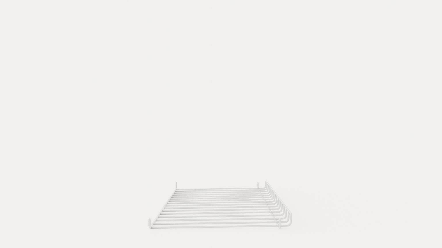 String Magazine shelf Metal Low-poly 3D model_2