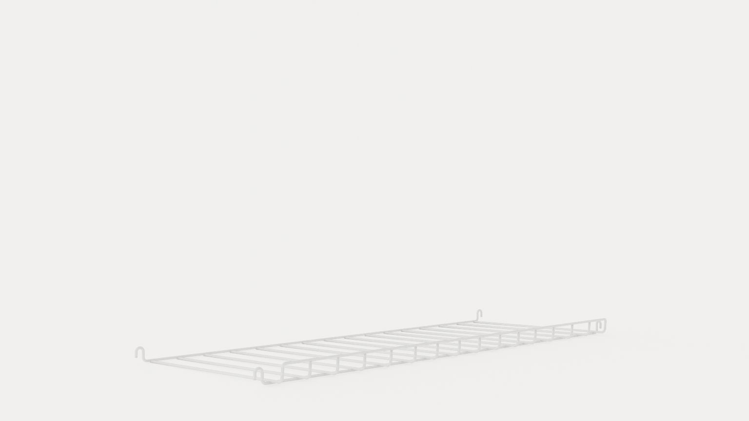 String Magazine shelf Metal Low-poly 3D model_1