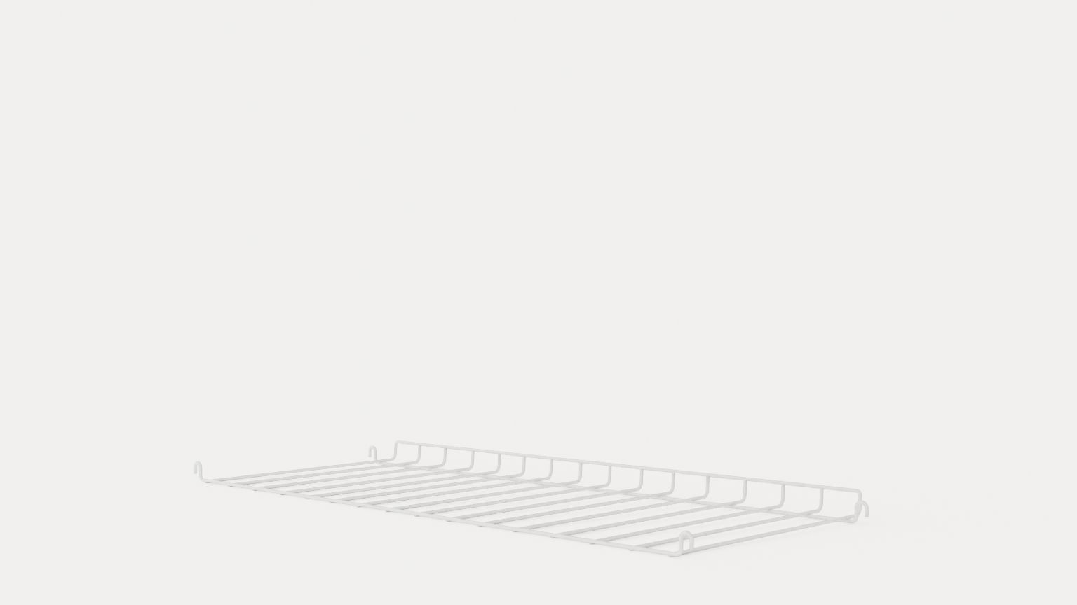 String Magazine shelf Metal Low-poly 3D model_3