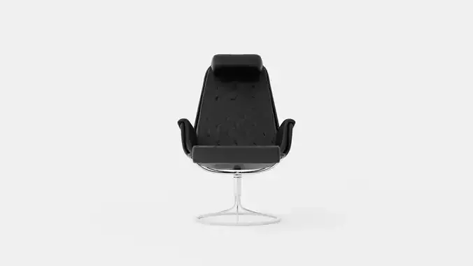 Jetson Armchair Classic Low-poly 3D model