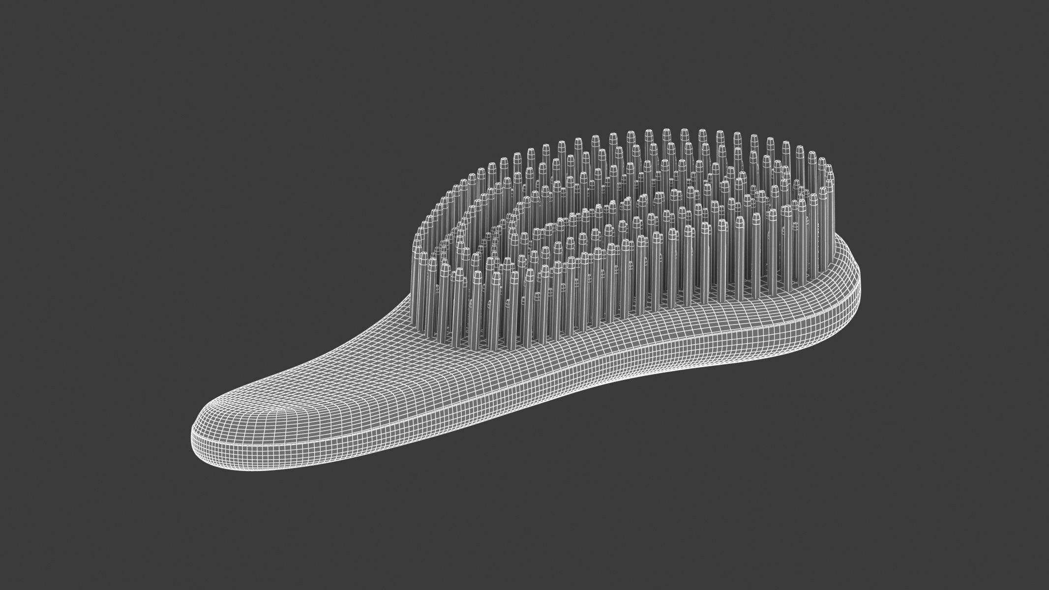 Thru Detangling Brush 3D model_15