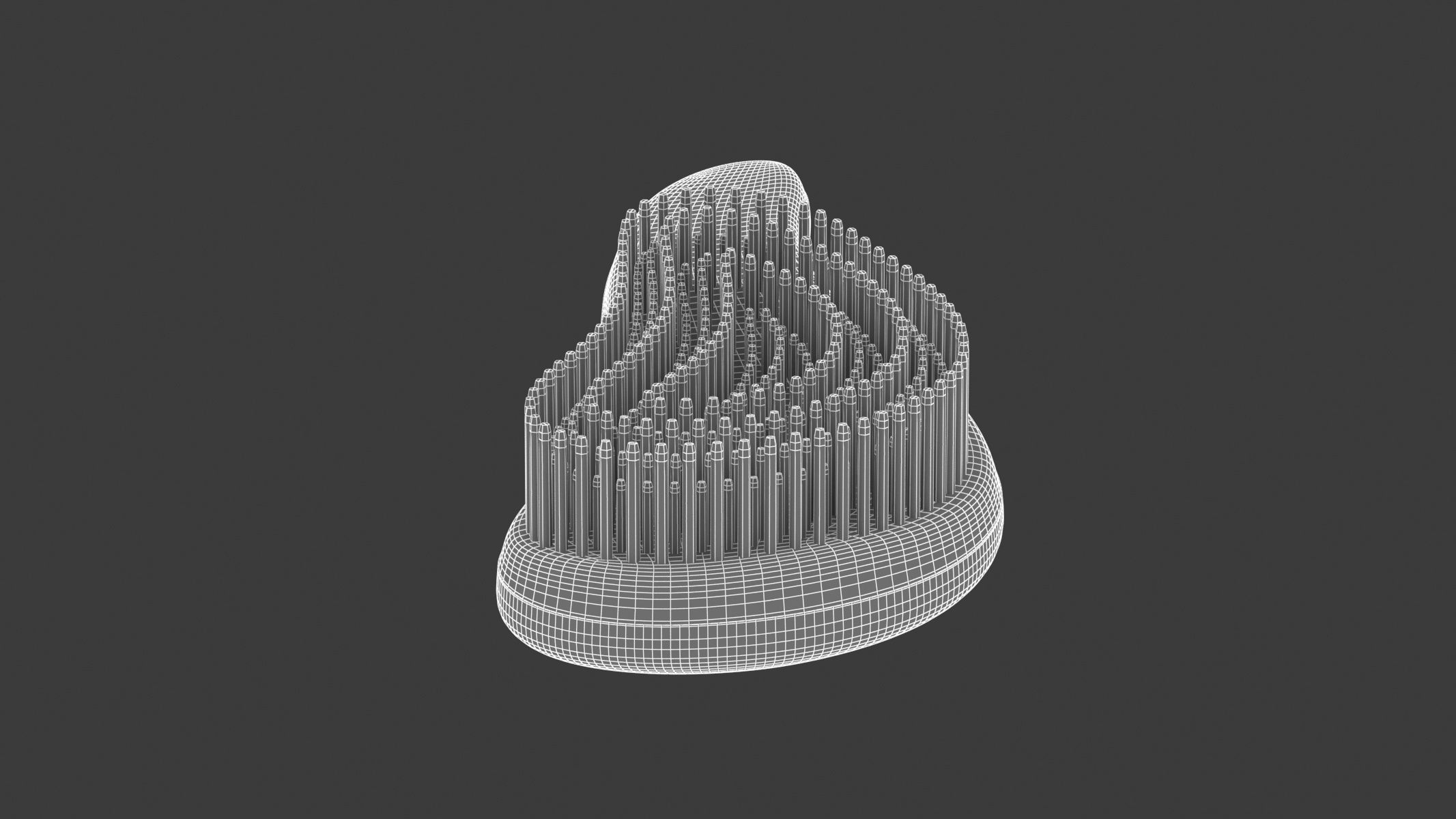 Thru Detangling Brush 3D model_12