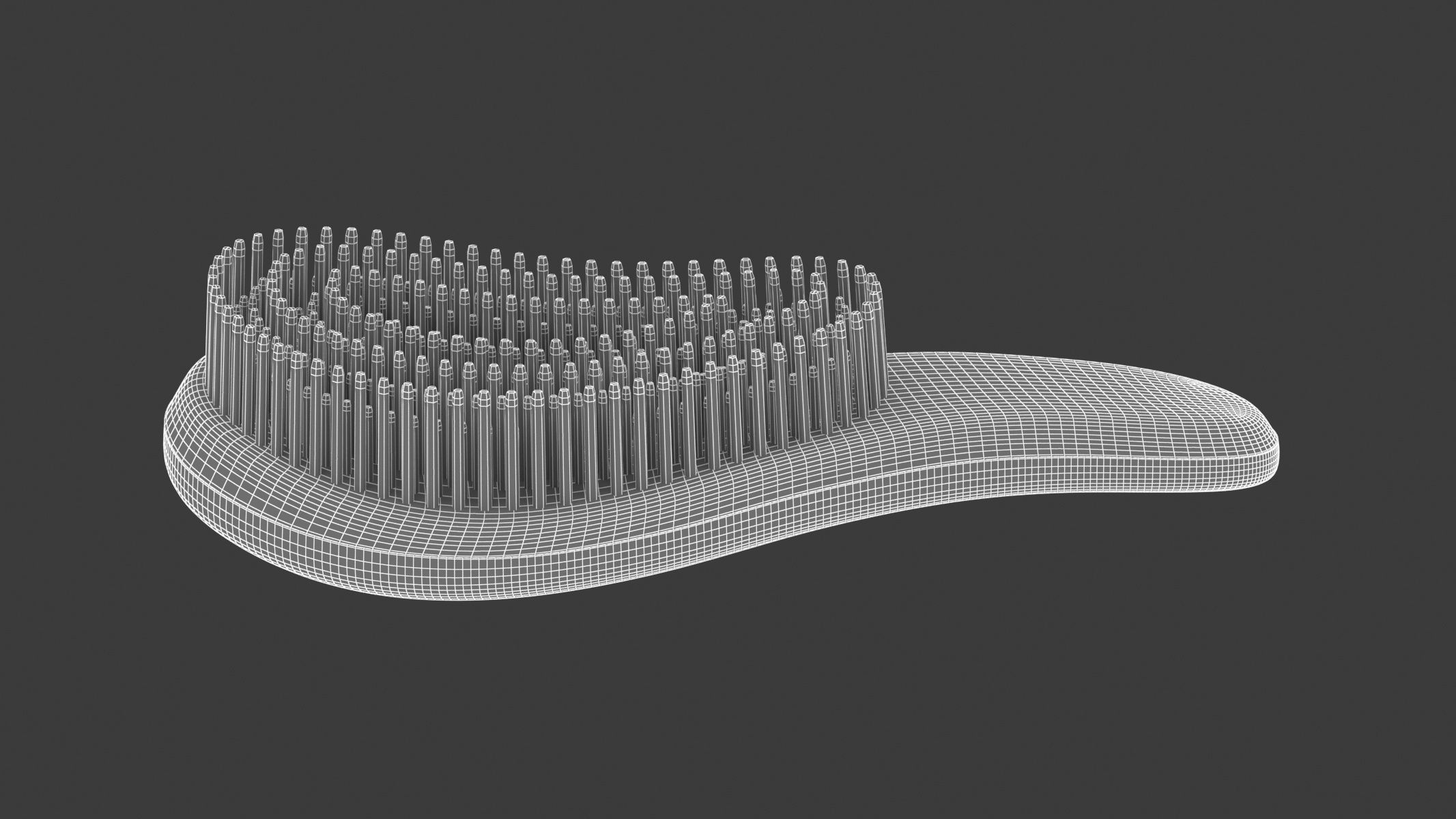 Thru Detangling Brush 3D model_10