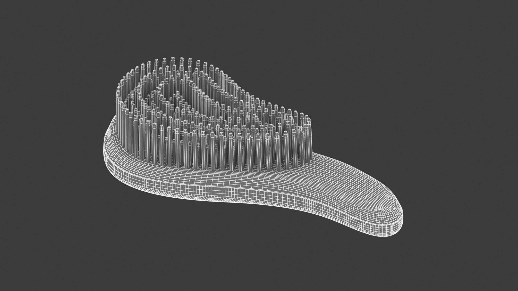 Thru Detangling Brush 3D model_17