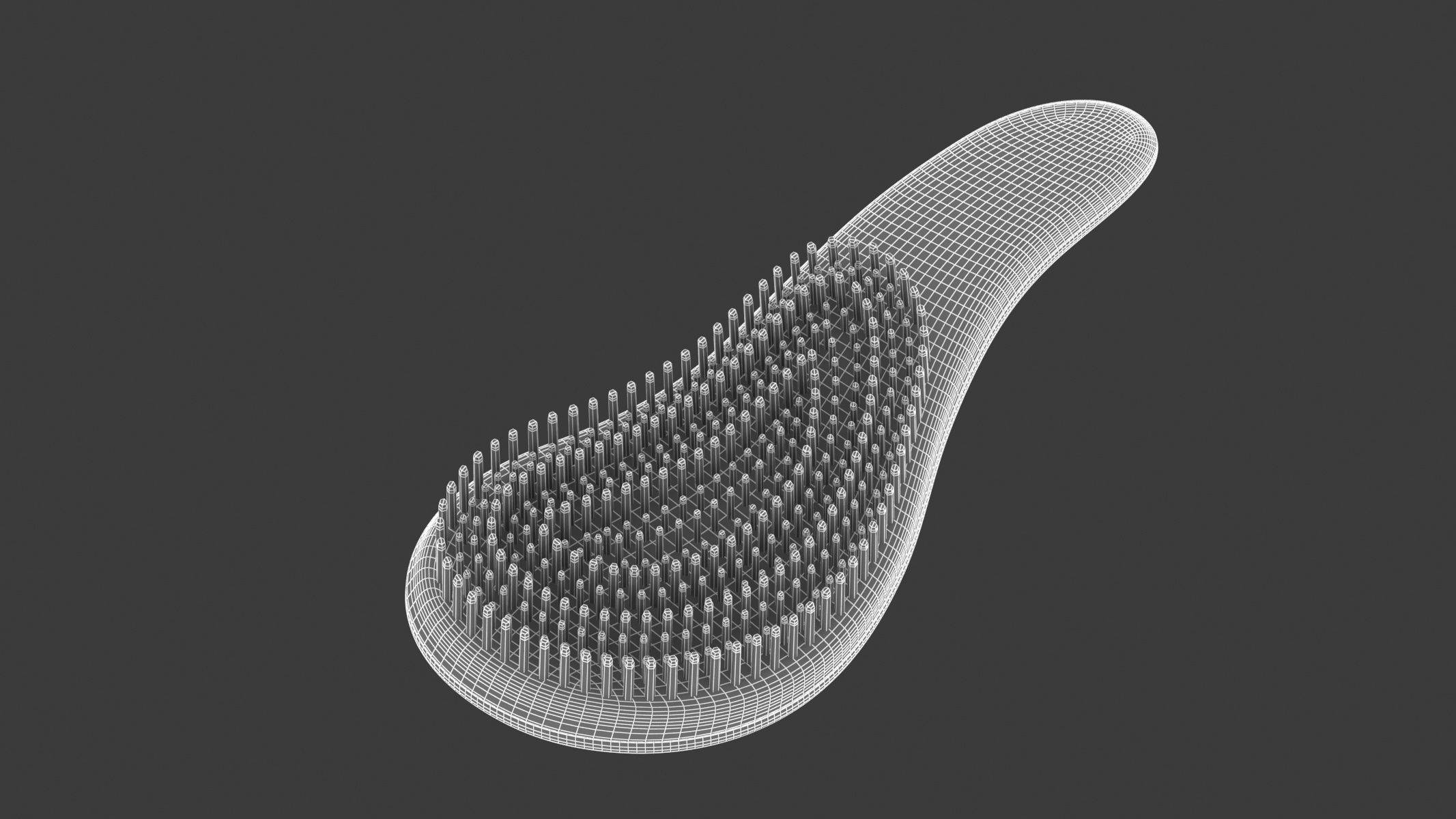 Thru Detangling Brush 3D model_18
