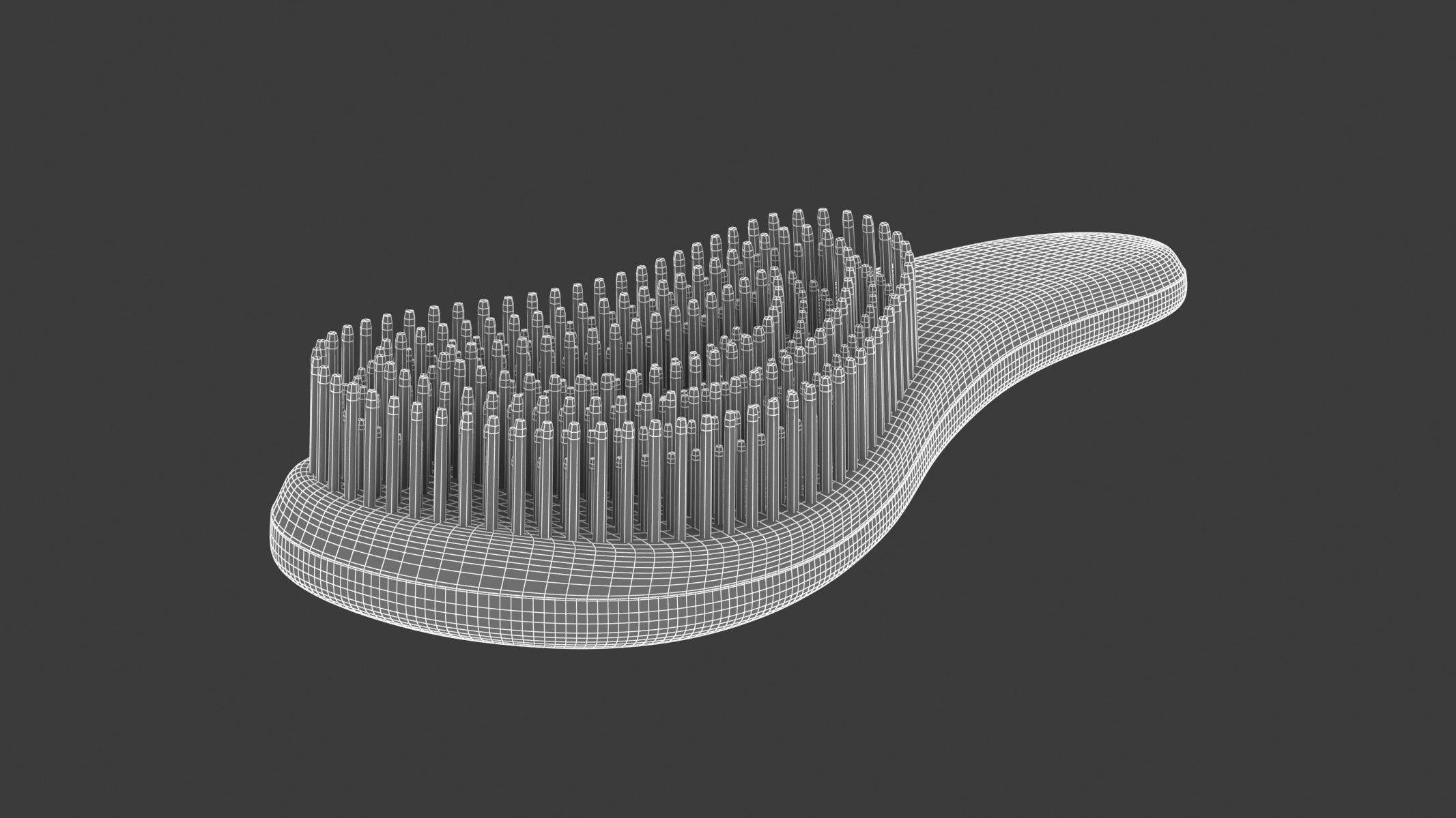 Thru Detangling Brush 3D model_11