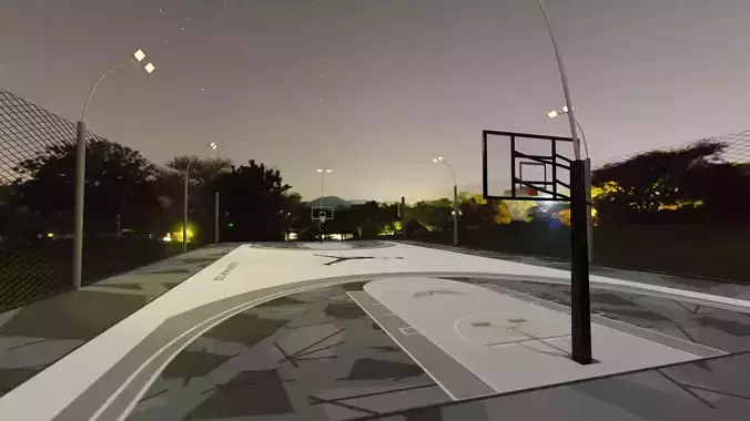 basketball playground model