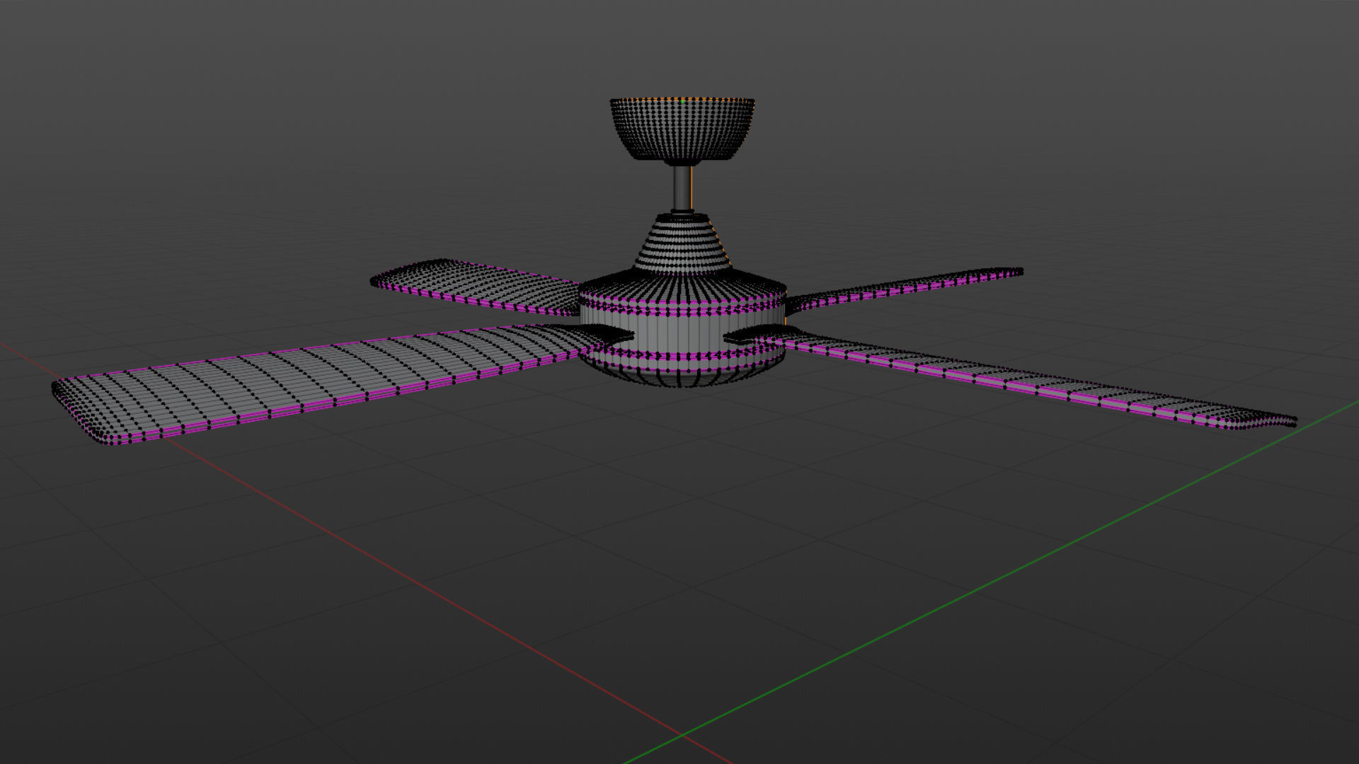 Ceiling Fan 3D model_4
