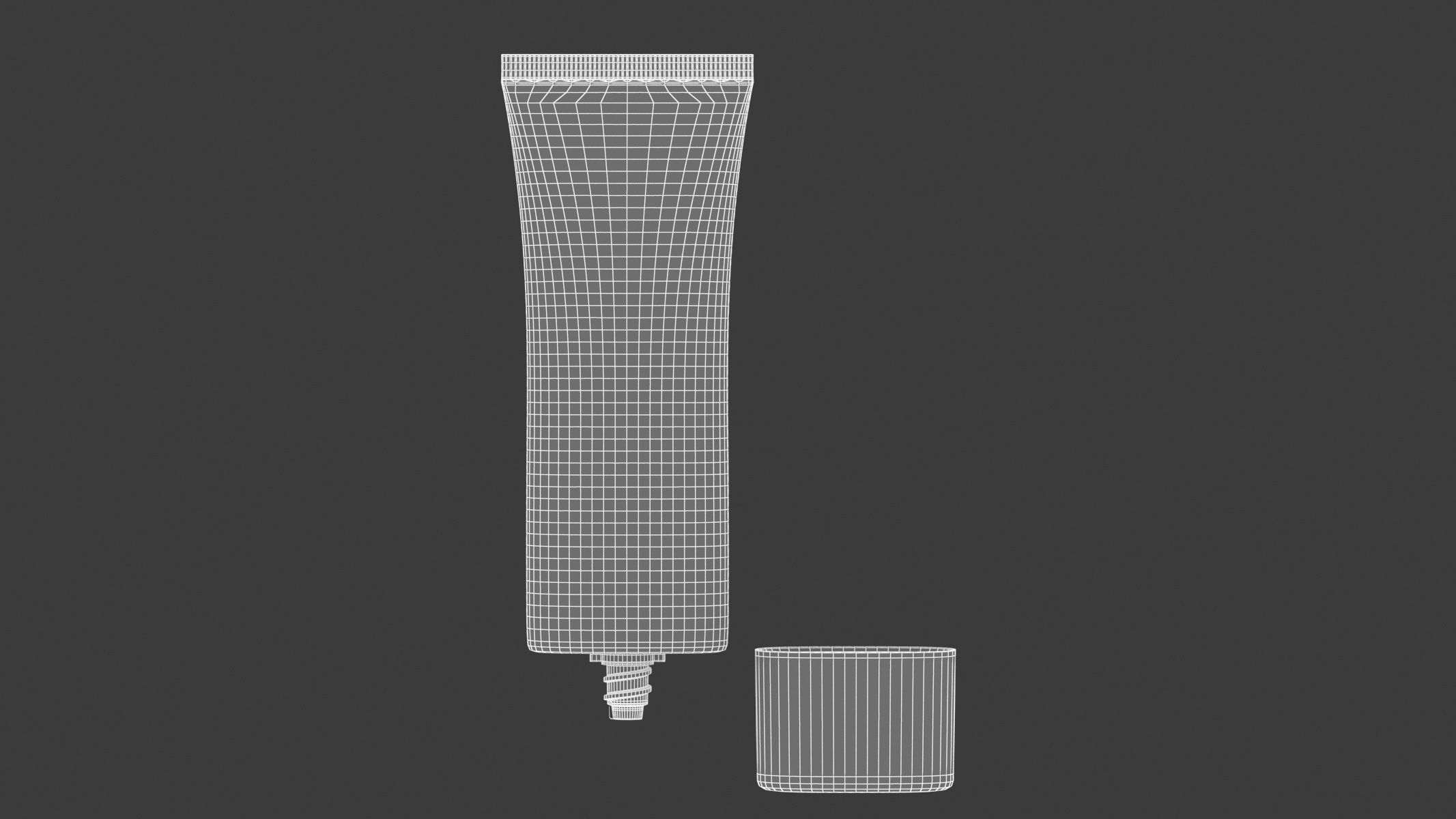 Tube Bottle 3D model_5