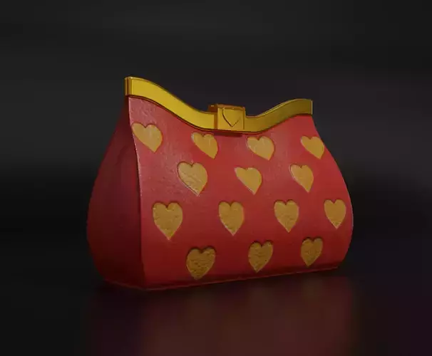 Pure Love Handbag Low-poly 3D model