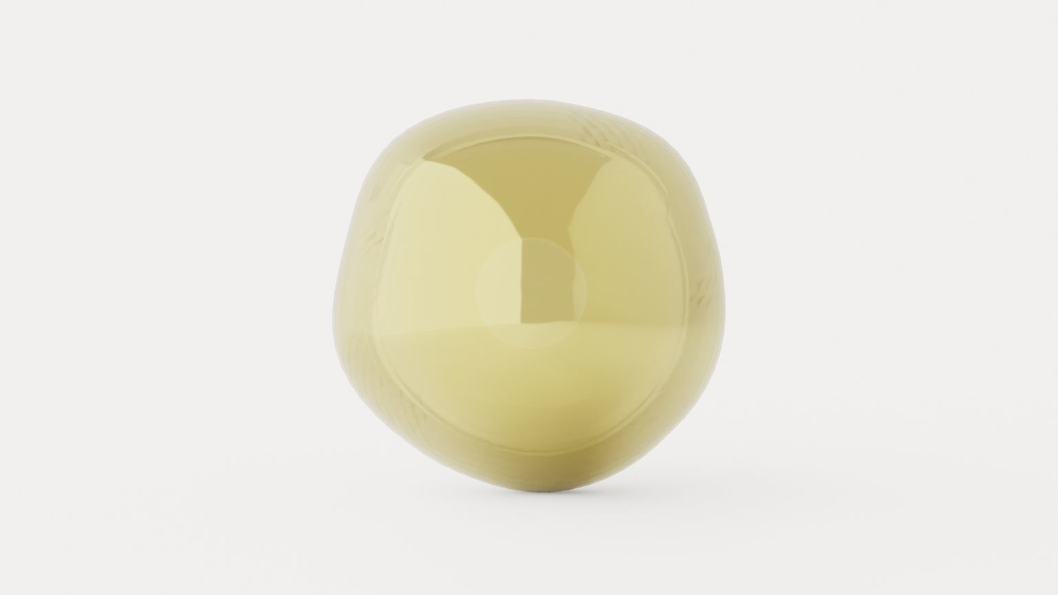 Melt Surface Wall Lamp - Gold Low-poly 3D model_2