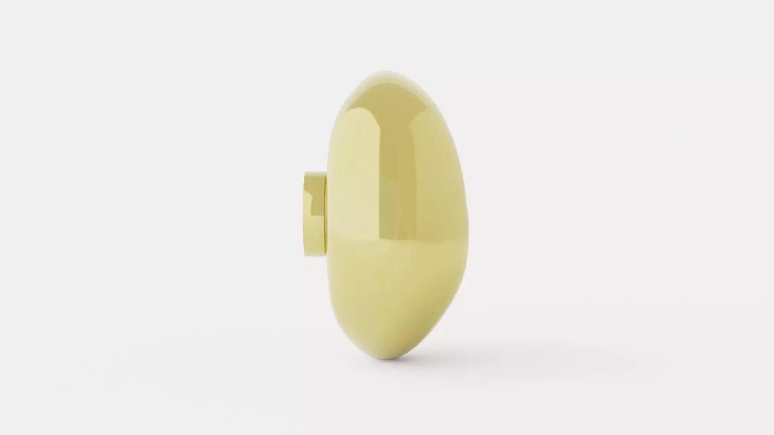 Melt Surface Wall Lamp - Gold Low-poly 3D model_0