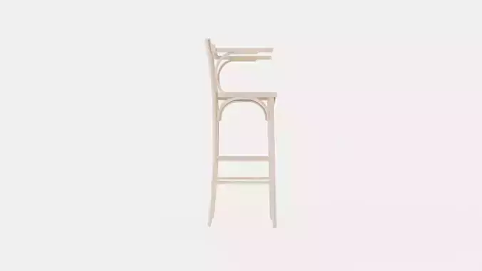 No 135 Bar stool - Black