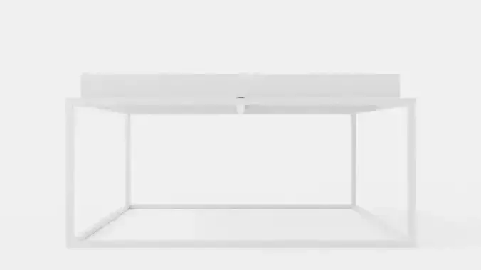 Tray Table Low-poly 3D model