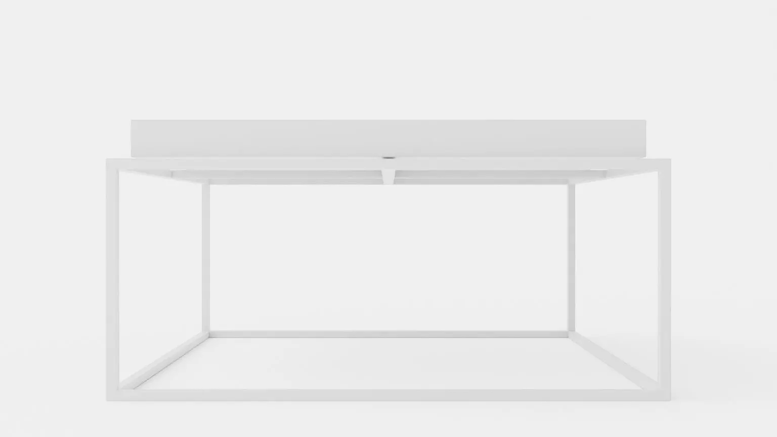 Tray Table Low-poly 3D model