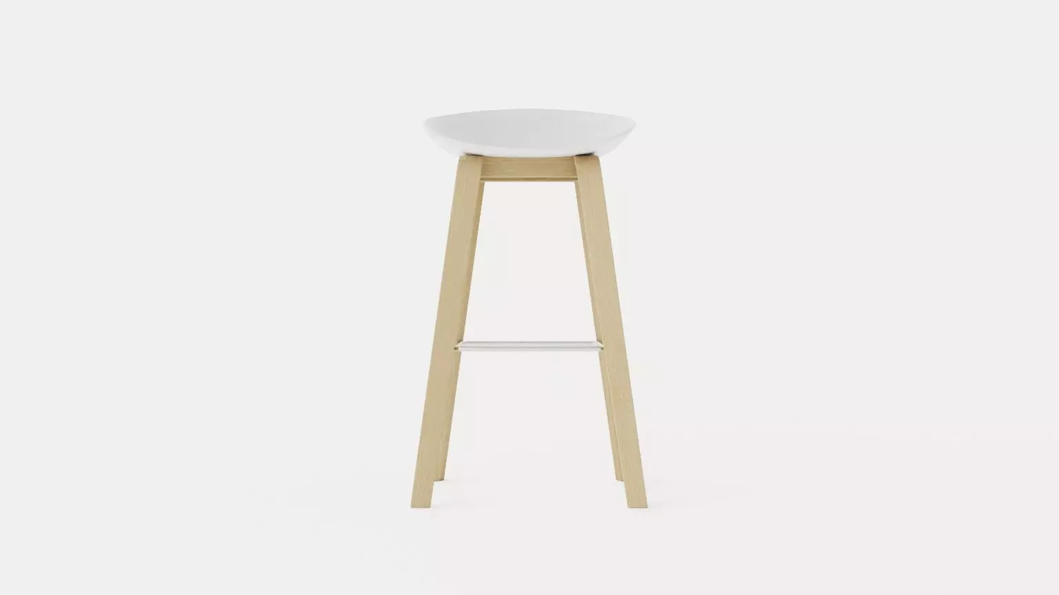 About A Stool 32 Low-poly 3D model_0