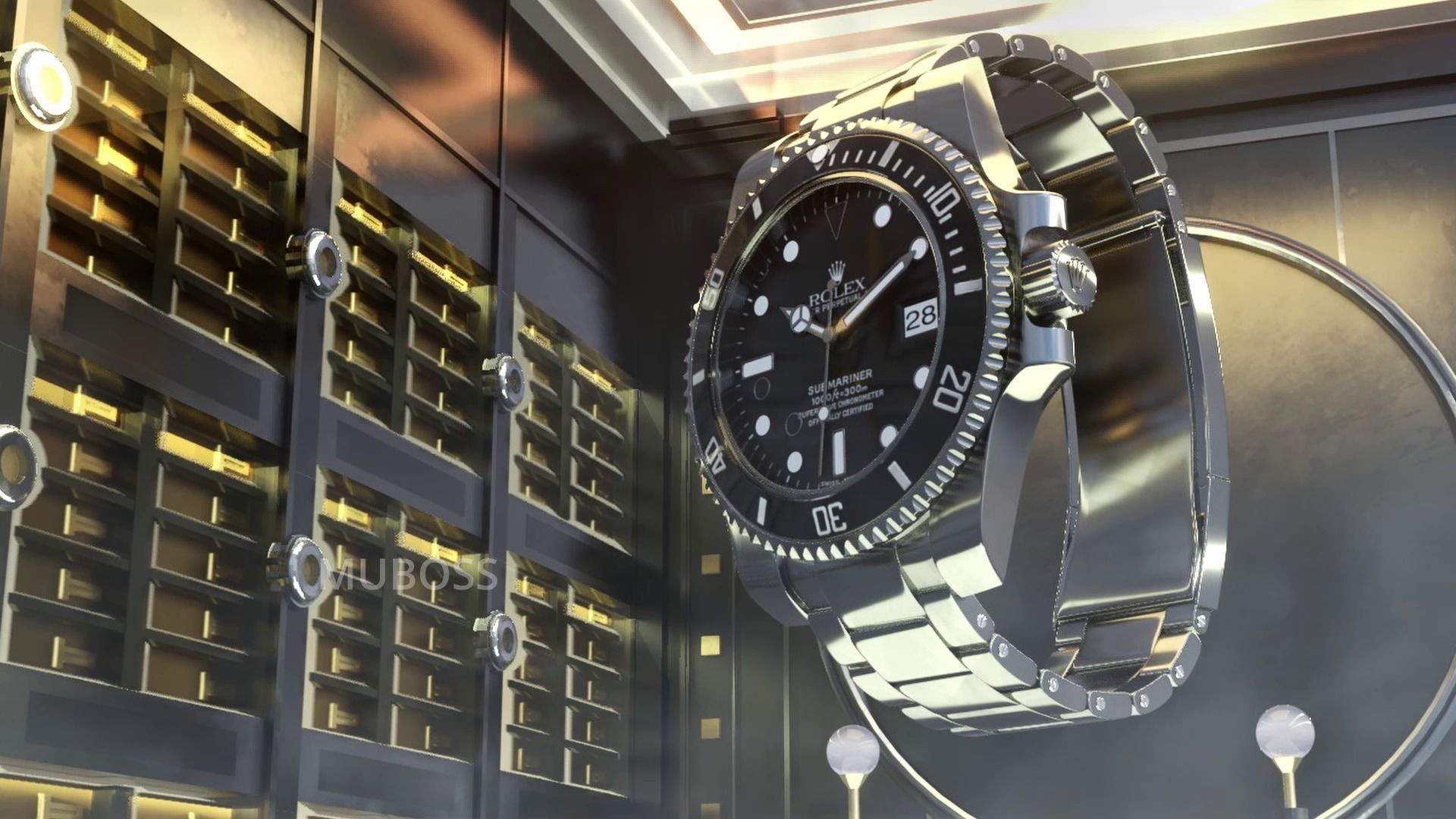 SAFE - VAULT LOCKER ROOM - PBR TEXTURES - GAME-VR READY Low-poly 3D model_3