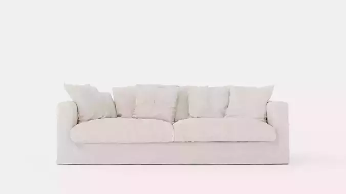 Le Grand Air 3-Seater Sofa Linen - Savage Linen