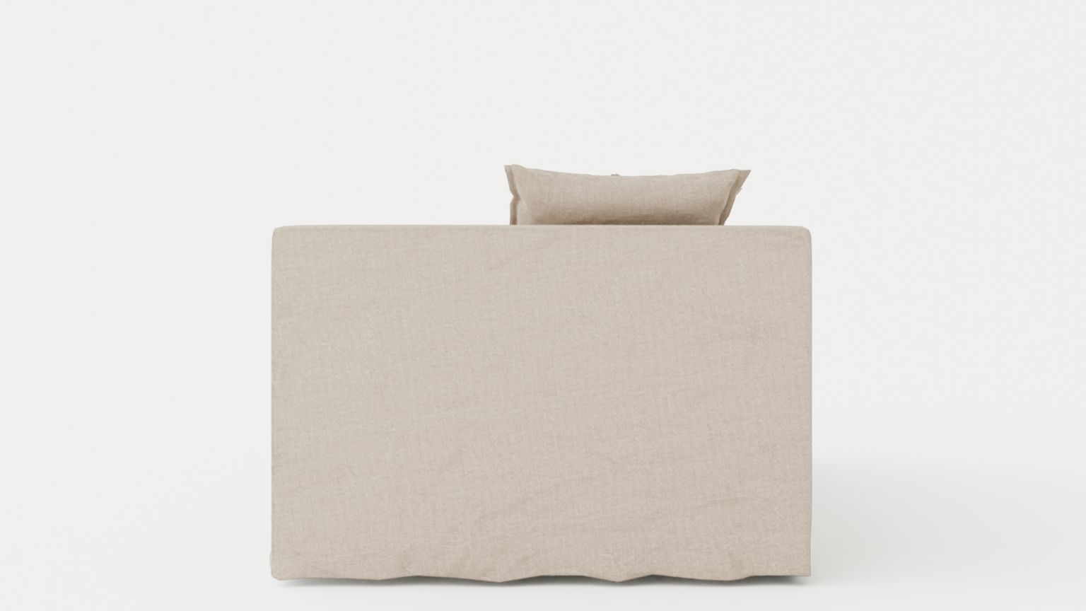 Le Grand Air 3-Seater Sofa Linen - Savage Linen Low-poly 3D model_2