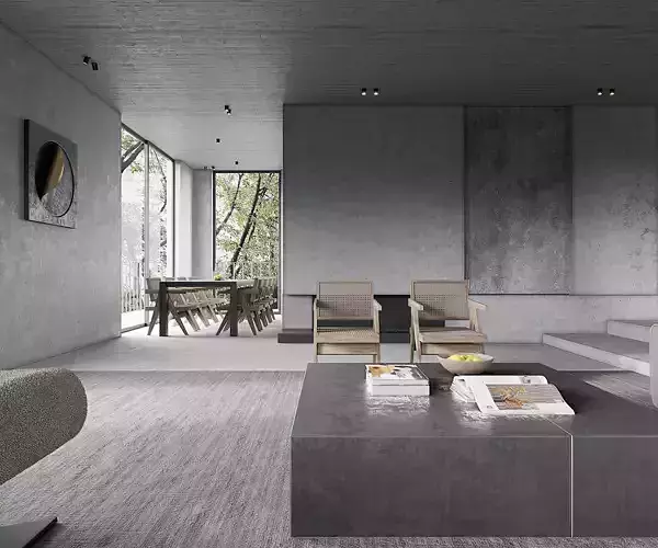 3D model of modern villa