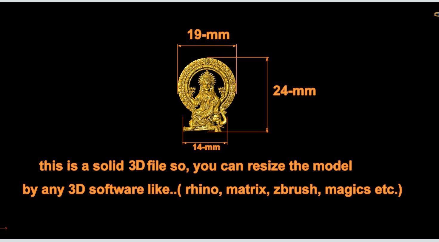 Gaja Lakshmi Artwork-35 3D print model_5