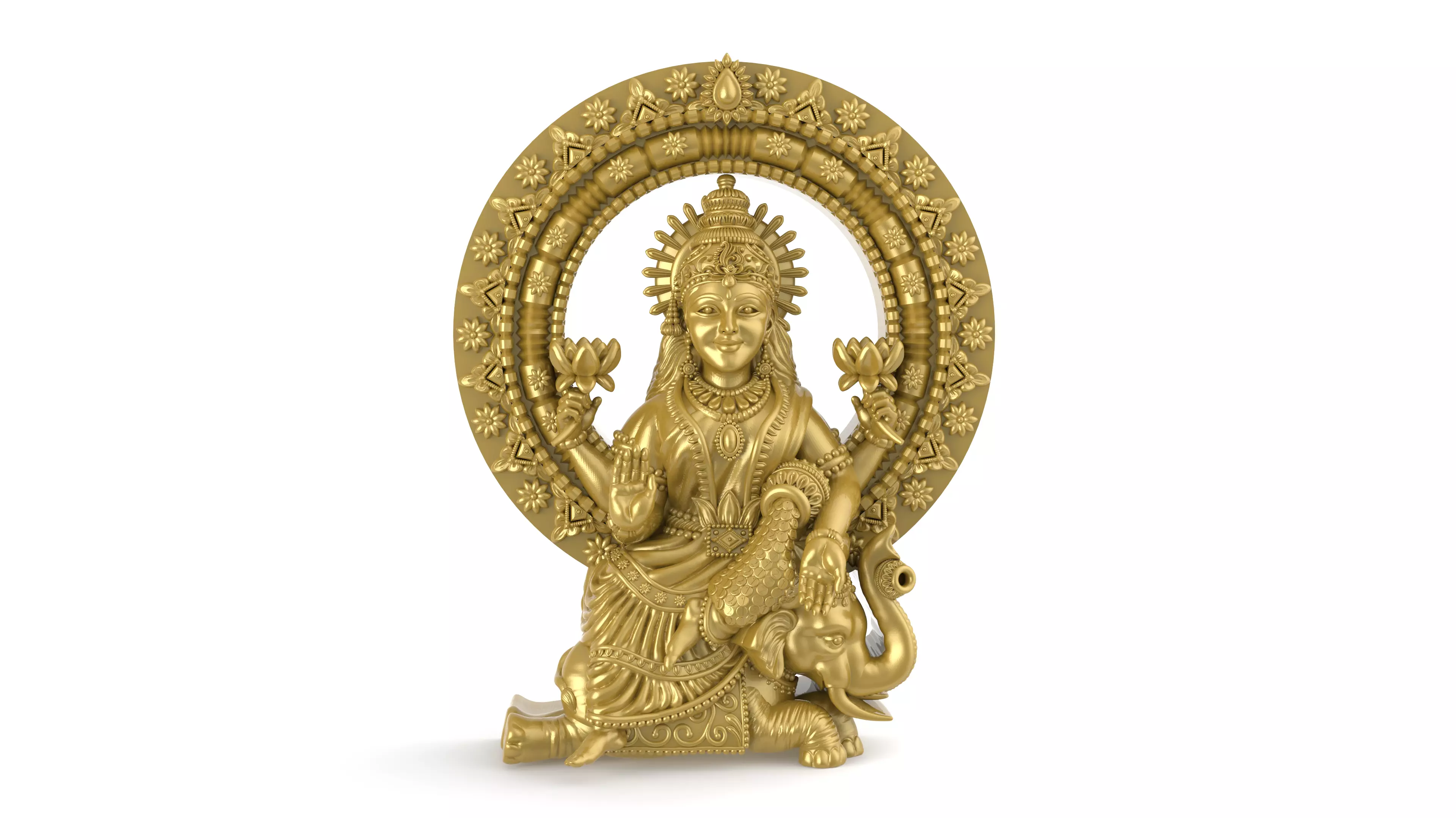 Gaja Lakshmi Artwork-35 3D print model_0
