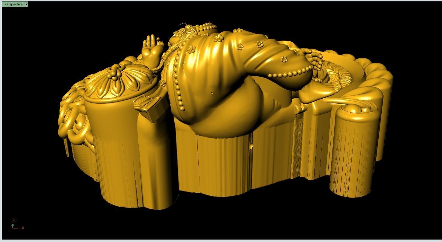 Peacock Ganesh Artwork-37 3D print model_13