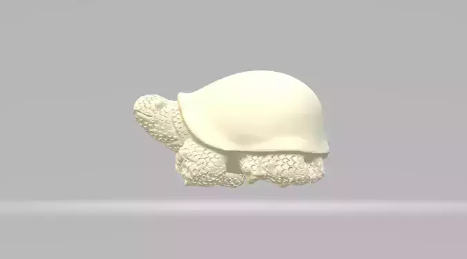 Small Golden Turtle 3D print model